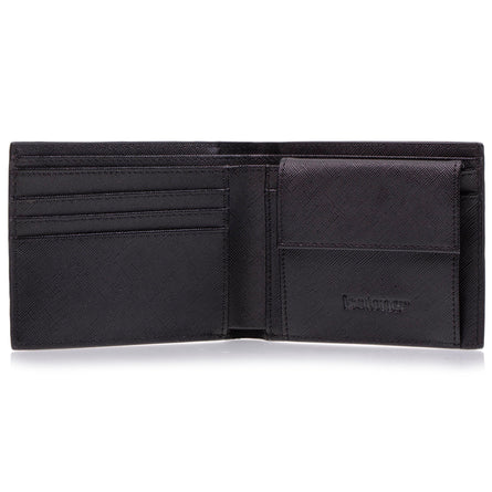 Portefeuille Homme poche pression Noir - Isotoner