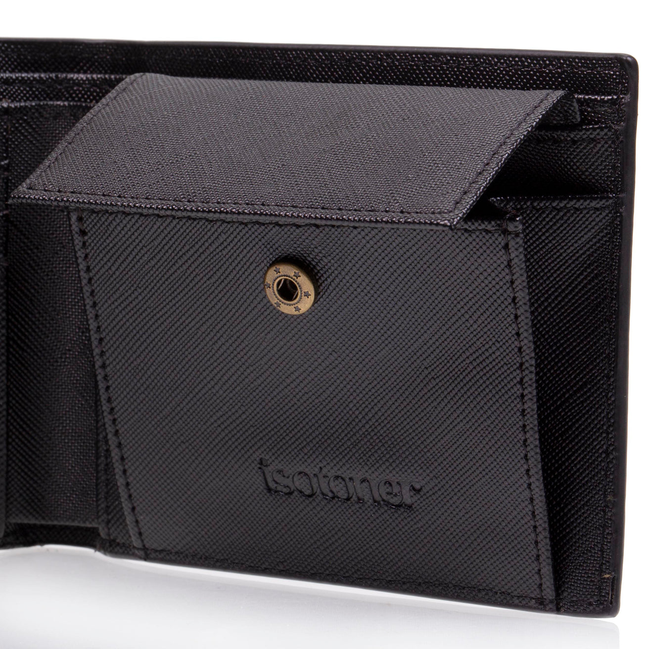 Portefeuille Homme poche pression Noir