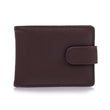 Portefeuille rabat avec patte Homme Marron