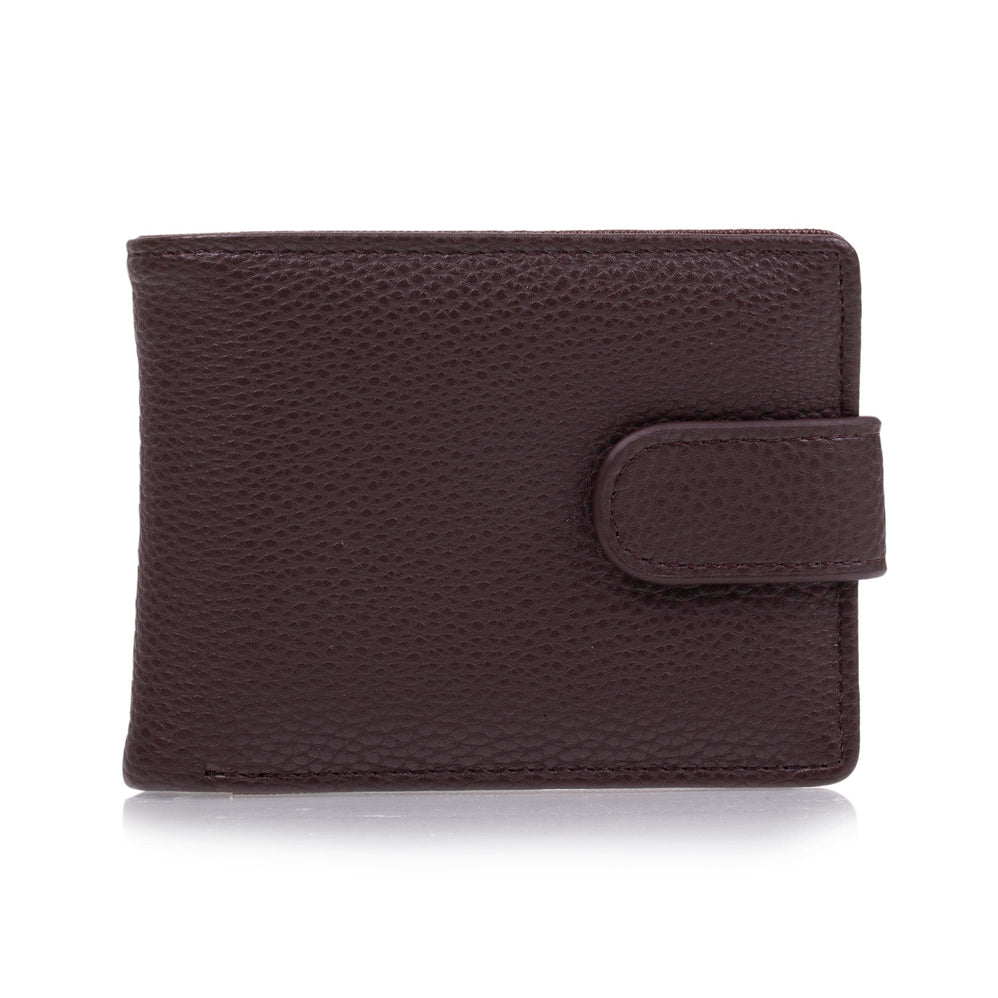 Portefeuille rabat avec patte Homme Marron - Isotoner