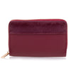 Portefeuille Femme zippé Noir rouge - Isotoner