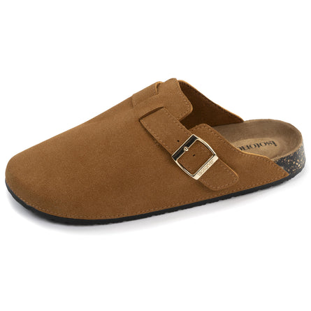 Mules Sabots Femme Camel - Isotoner