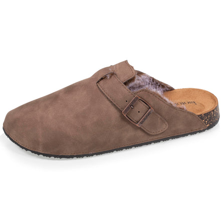Sabots fourrés Femme Taupe - Isotoner