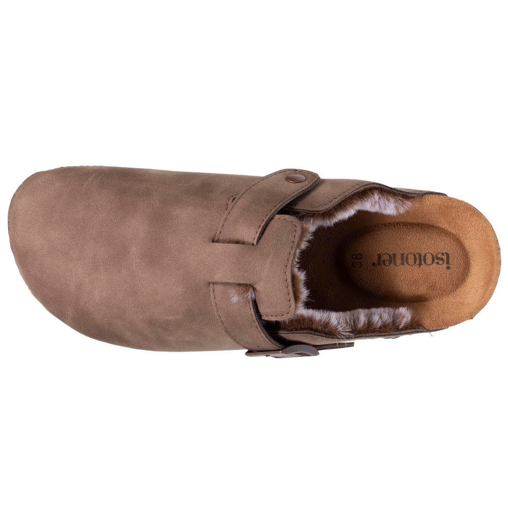 Sabots fourrés Femme Taupe - Isotoner