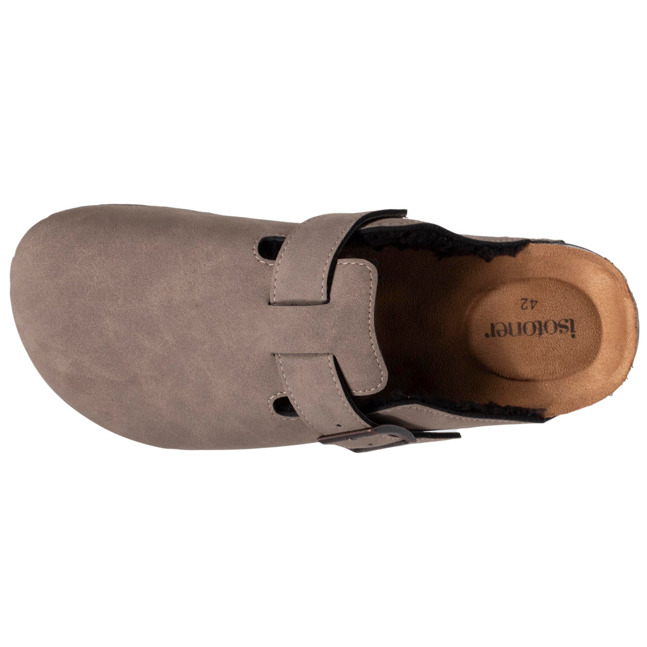 Sabots fourrés Homme Taupe