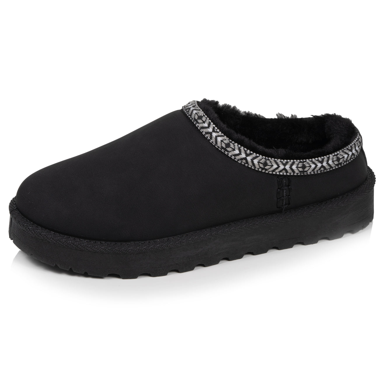 Sabots Cozy Femme fourrés Noir