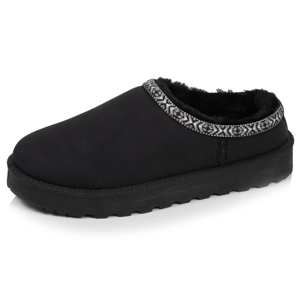 Sabots Cozy Femme fourrés Noir - Isotoner