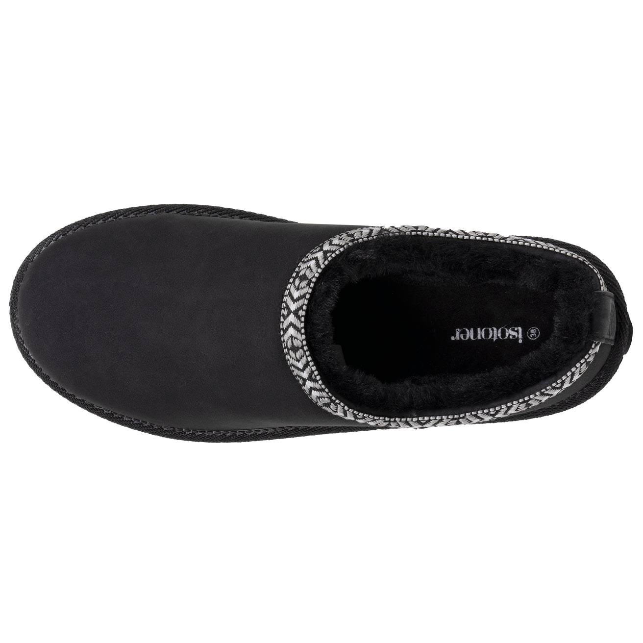 Sabots Cozy Femme fourrés Noir