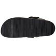 Sabots Femme cuir suède double surpiqures Kaki