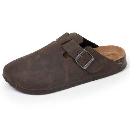 Sabots Homme fourrés Marron - Isotoner