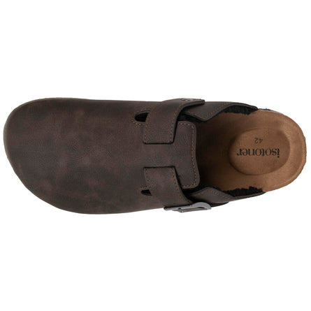 Sabots Homme fourrés Marron - Isotoner
