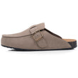 Sabots Mocassin Femme Taupe