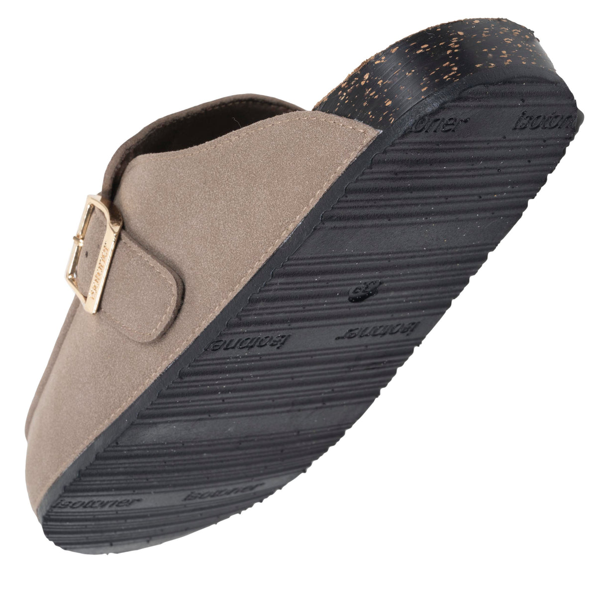 Sabots Mocassin Femme Taupe
