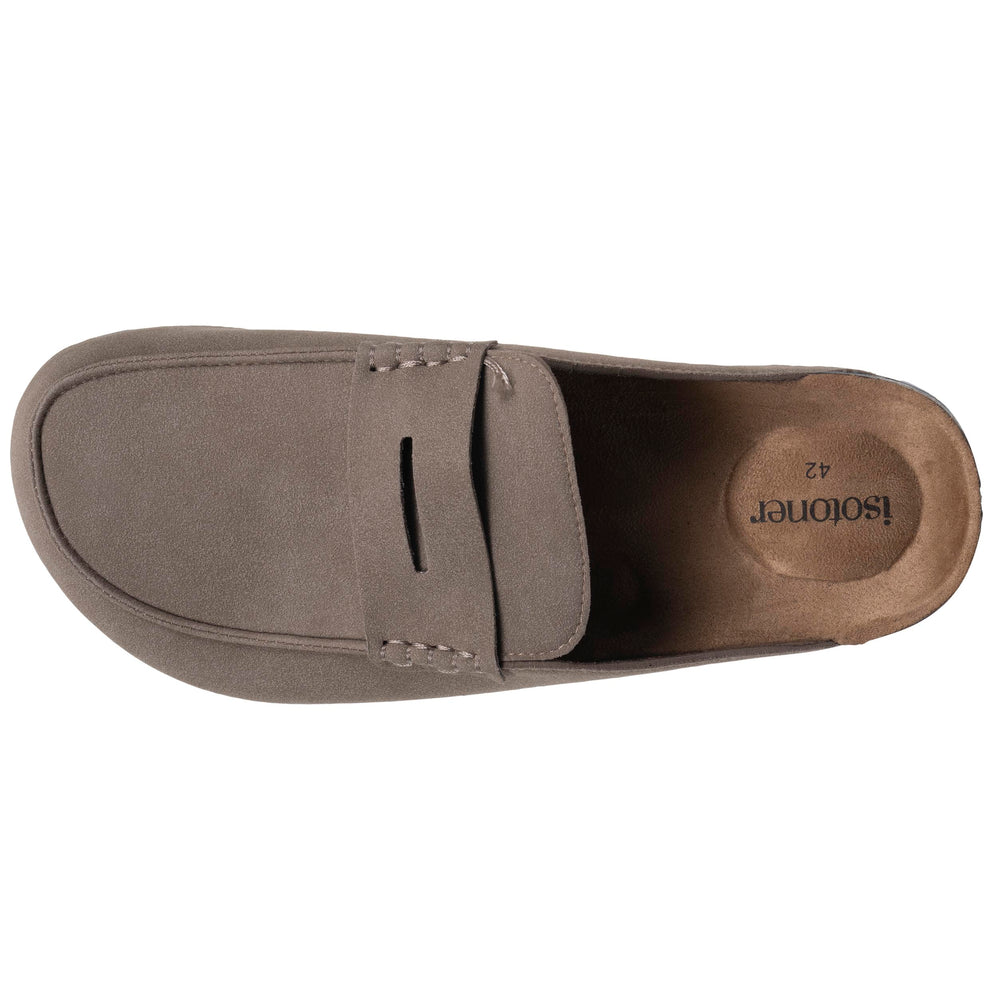 Sabots Mocassin Homme Taupe - Isotoner