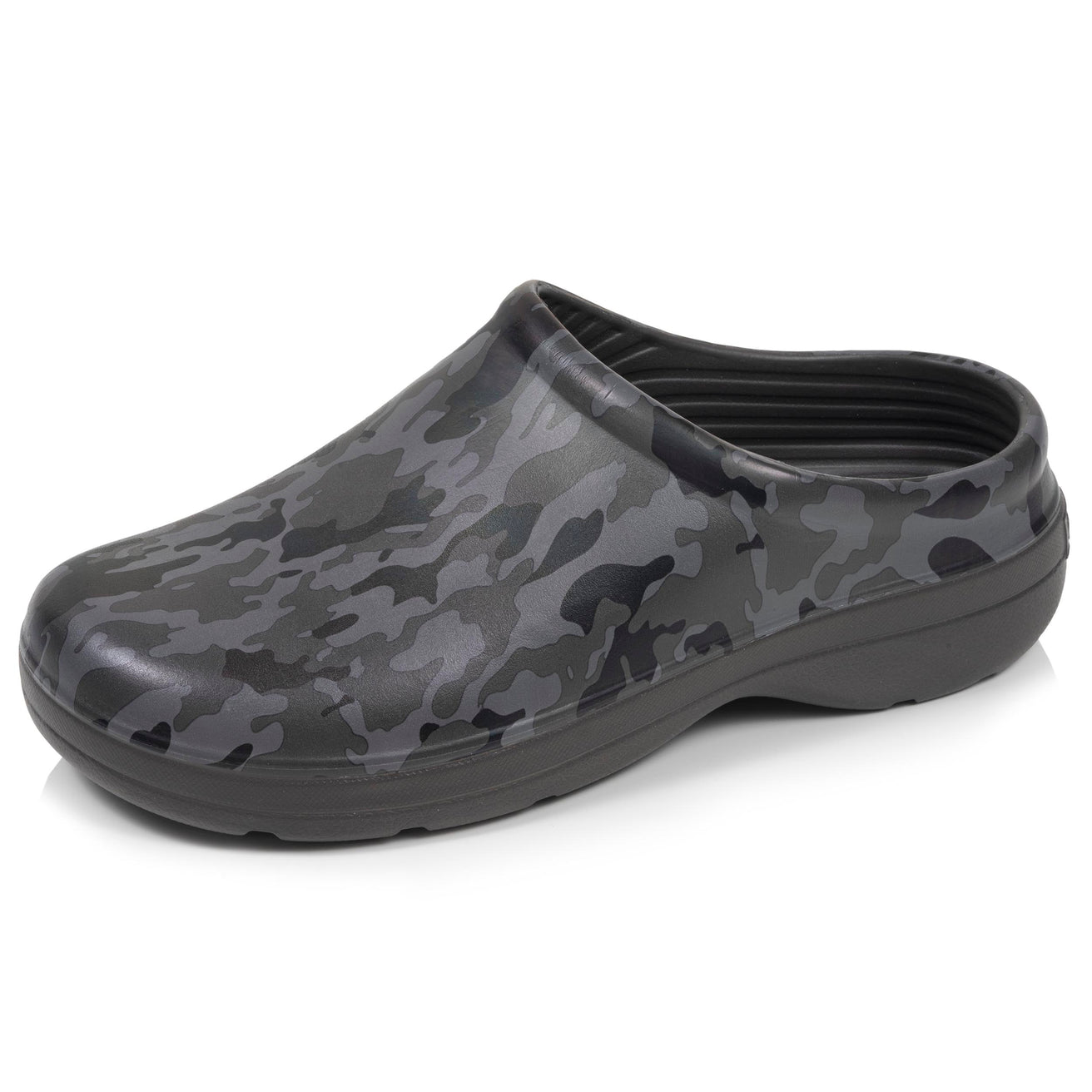 Sabots de jardin Homme Camouflage Gris