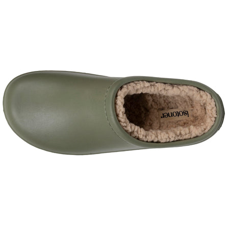 Sabots de jardin Femme fourrés Kaki - Isotoner