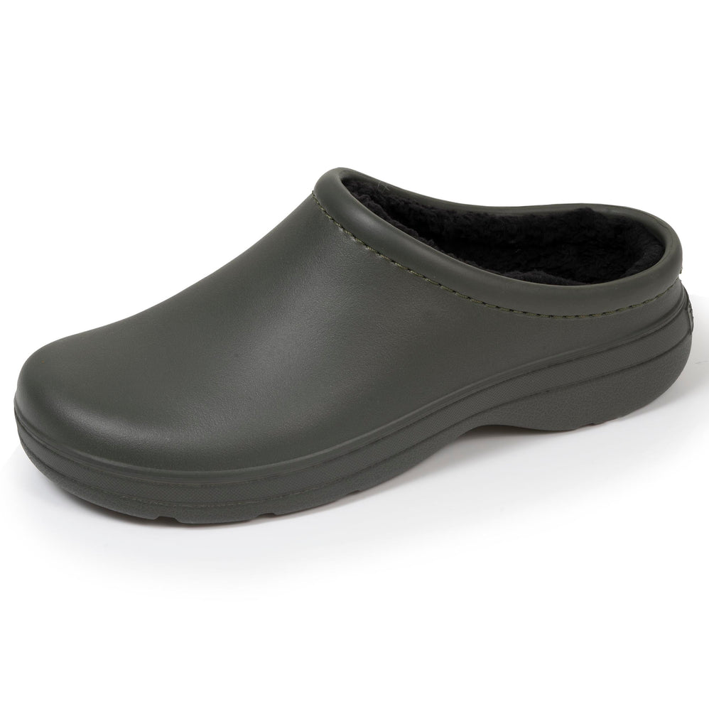 Sabots de jardin Homme fourrés Kaki - Isotoner