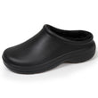 Sabots de jardin Femme fourrés Noir