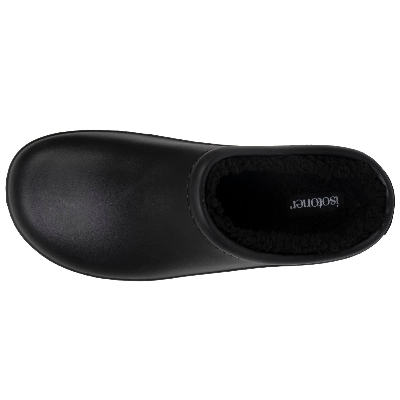 Sabots de jardin Femme fourrés Noir