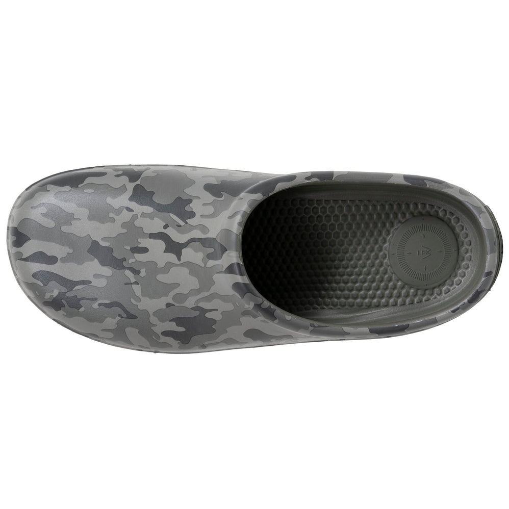 Sabots de jardin Homme imprimé camo kaki - Isotoner
