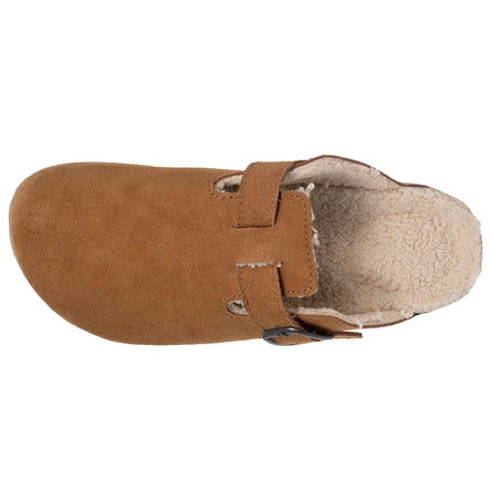 Chaussons sabots mules Homme Camel fourrées - Isotoner