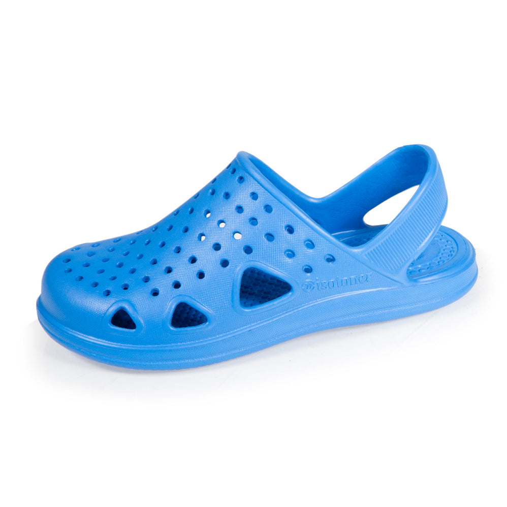 Mules sabots Enfant souple Bleu roi - Isotoner