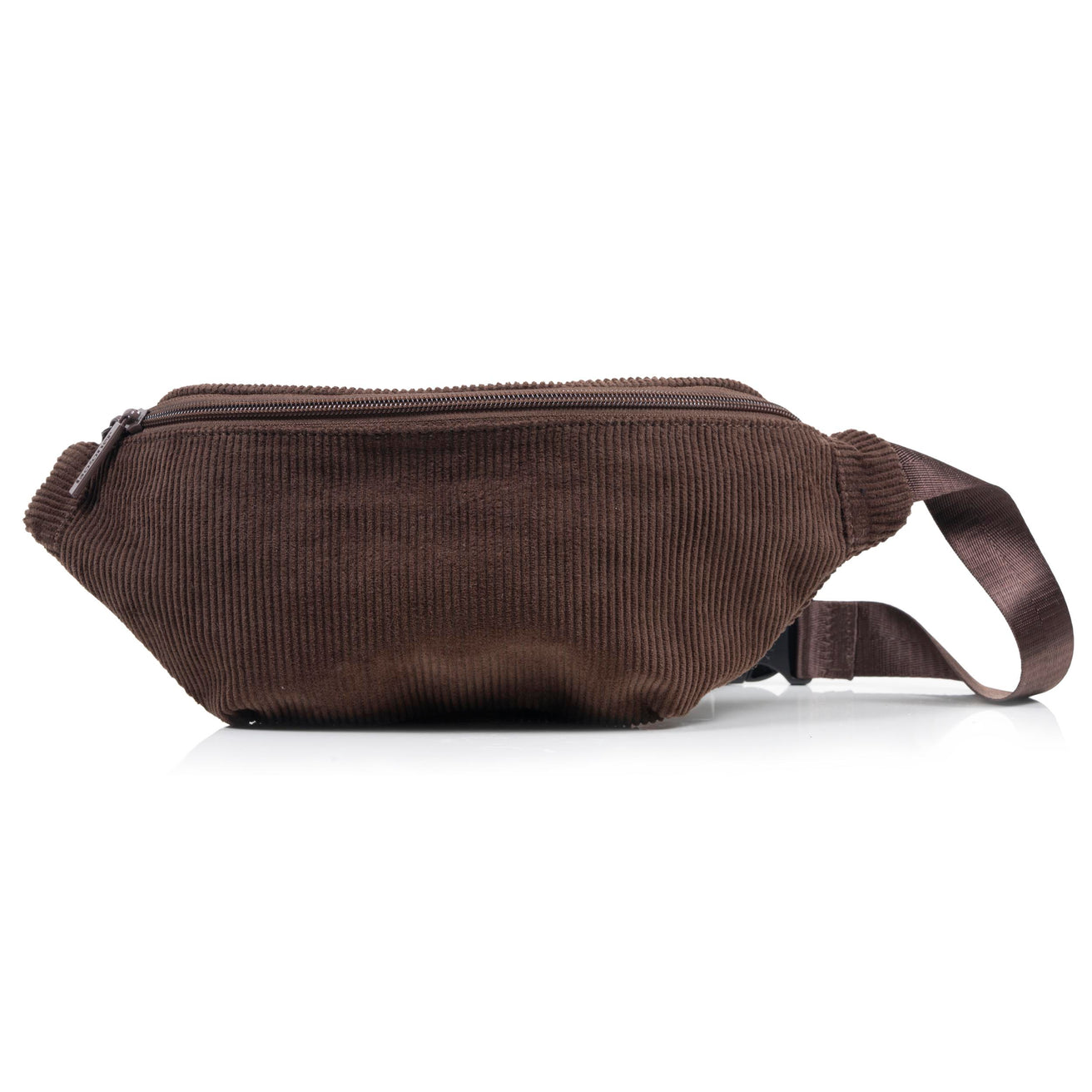 Sac banane Mixte velours côtelé Marron