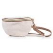 Sac banane sherpa Femme Beige