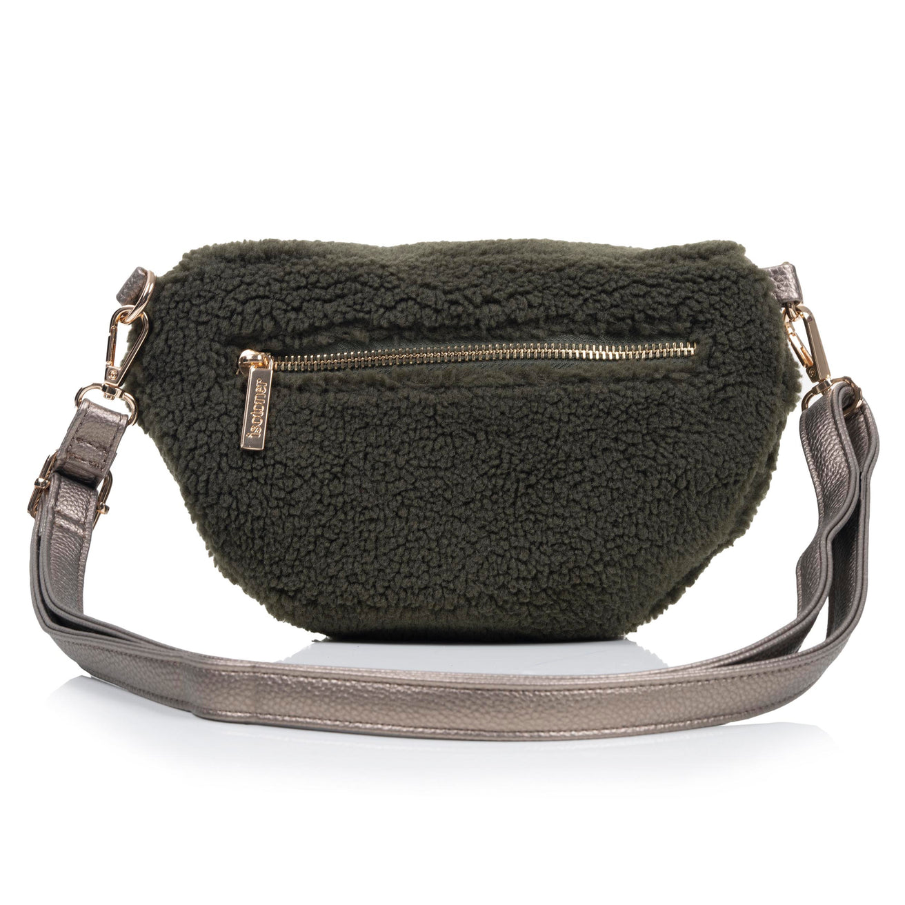 Sac banane sherpa Femme Kaki