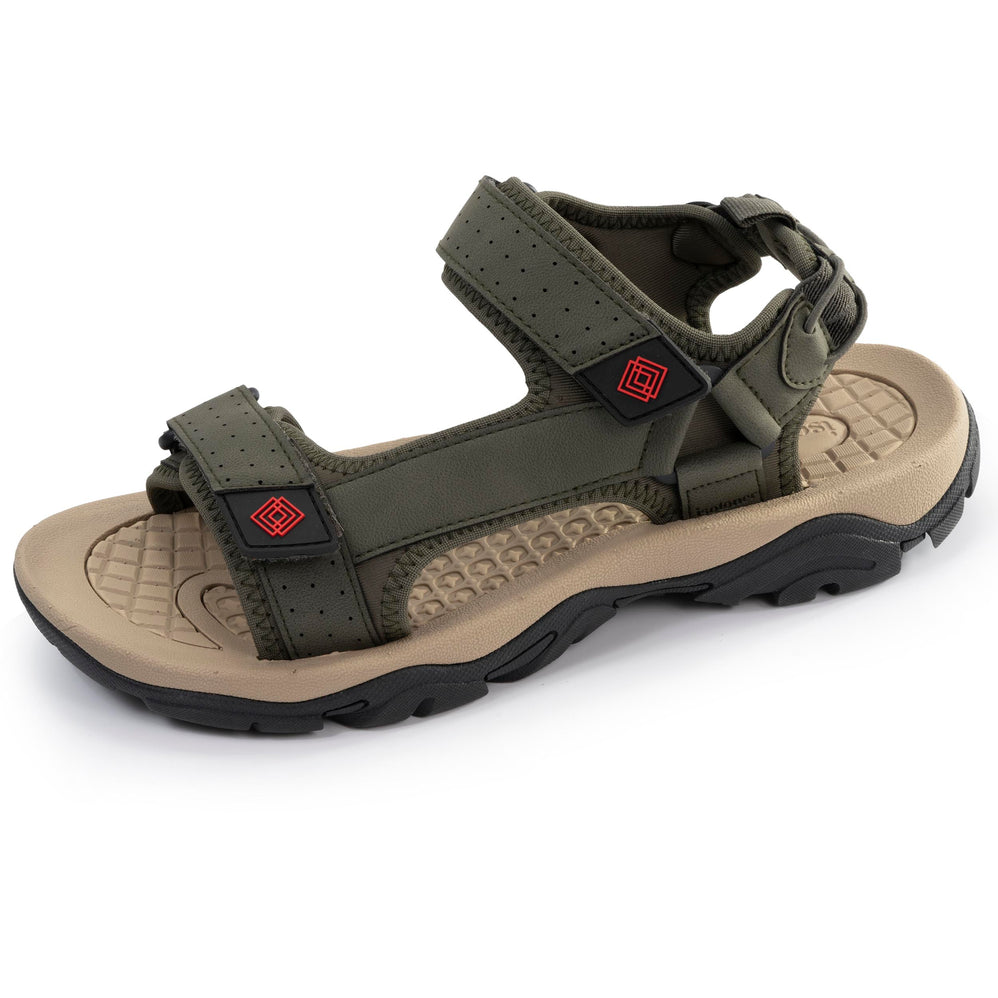 Sandales Homme Sport Kaki - Isotoner