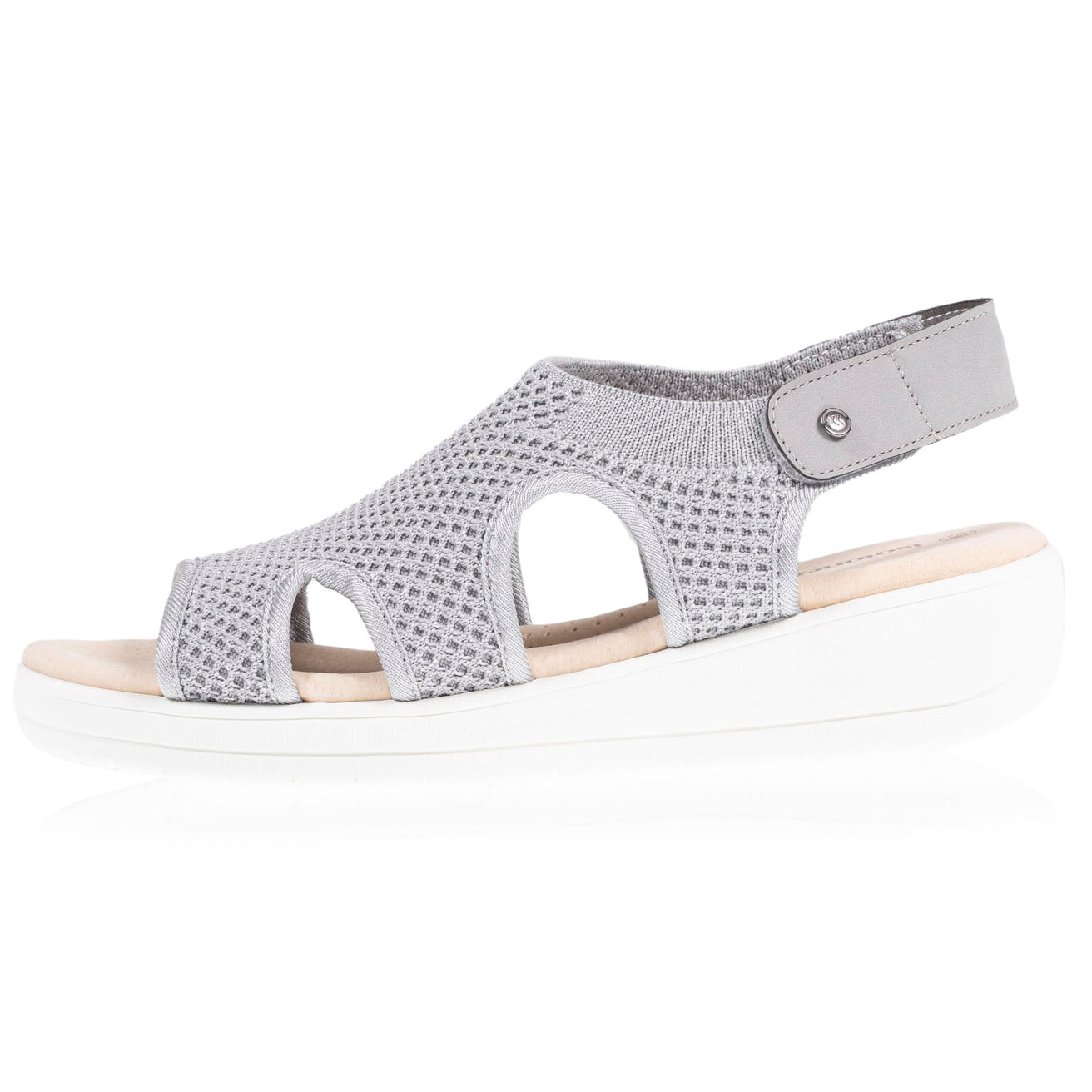 Sandales Femme CONFORT PLUS Gris Lurex