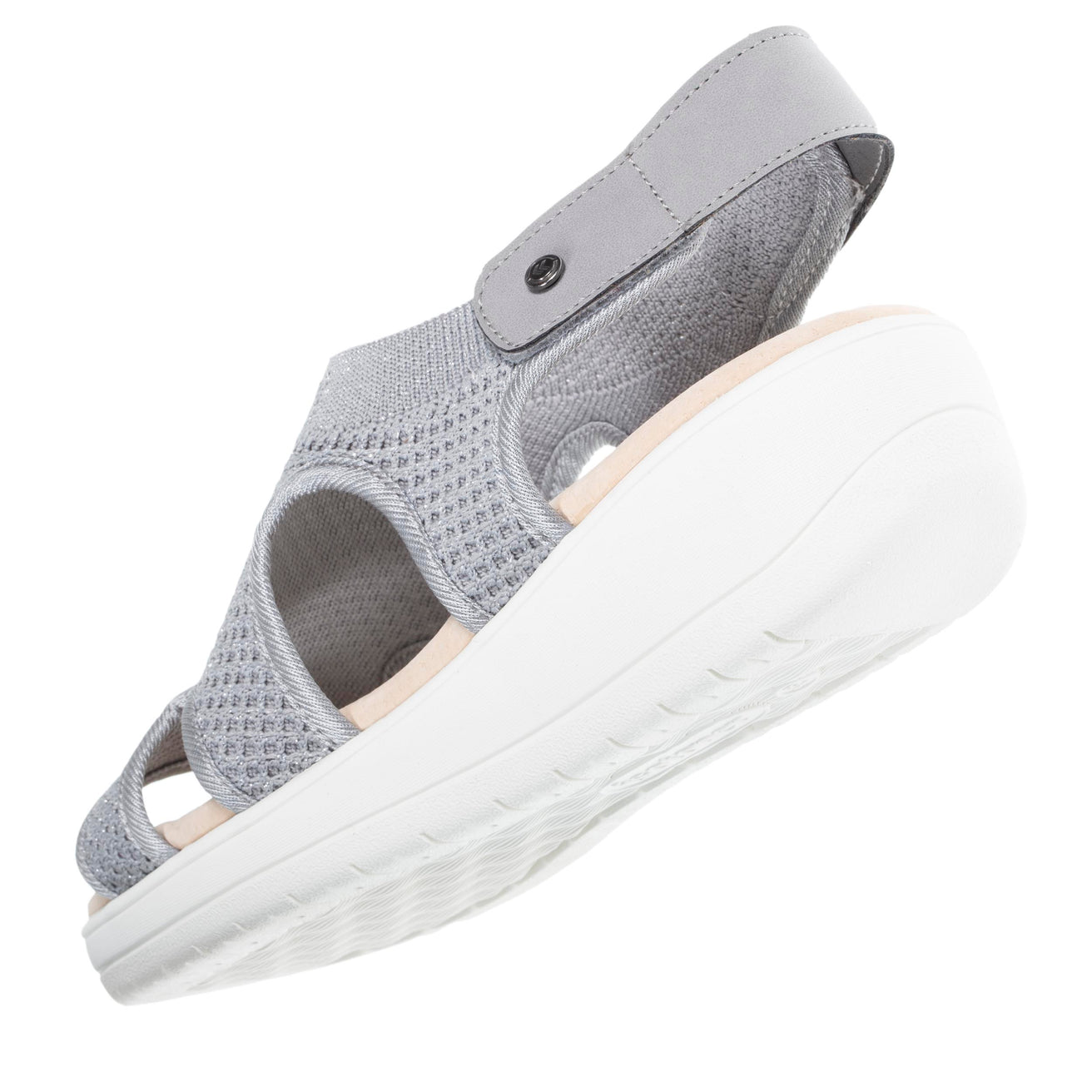 Sandales Femme CONFORT PLUS Gris Lurex