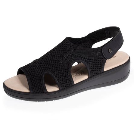 Sandales Femme CONFORT PLUS Noir - Isotoner