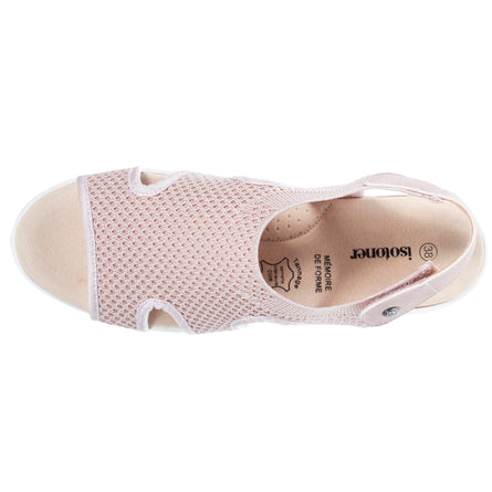 Sandales Femme CONFORT PLUS Rose Poudré - Isotoner