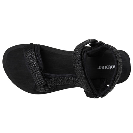Sandales Femme Sport à talon Noir - Isotoner