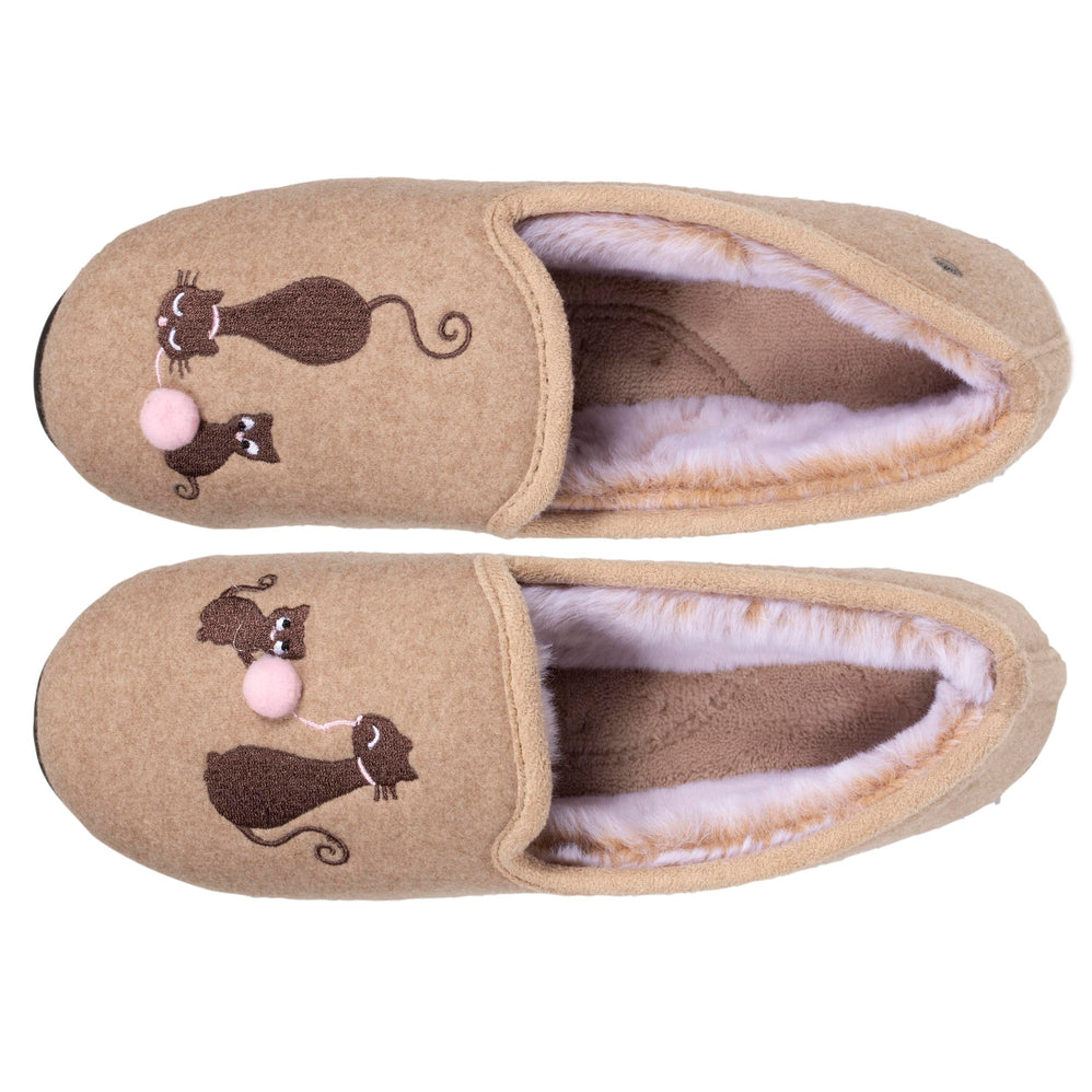 Chaussons charentaises Femme Beige - Isotoner