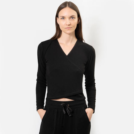 T-Shirt cache coeur Femme Noir - Isotoner