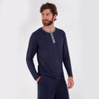 T-shirt manches longues Homme Marine
