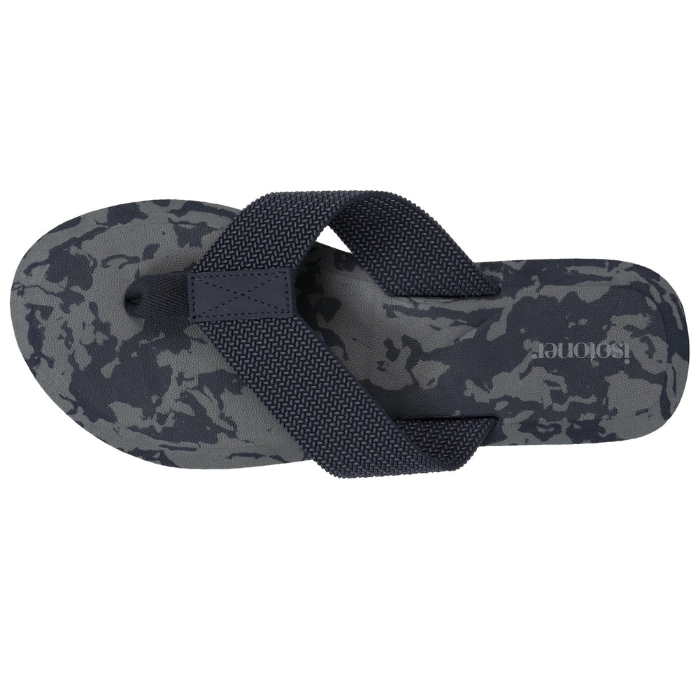 Tongs Homme sport Camouflage Marine - Isotoner