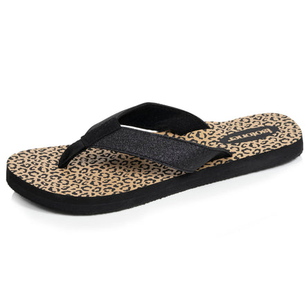 Tongs Femme EVERYWEAR™ Léopard/noir - Isotoner