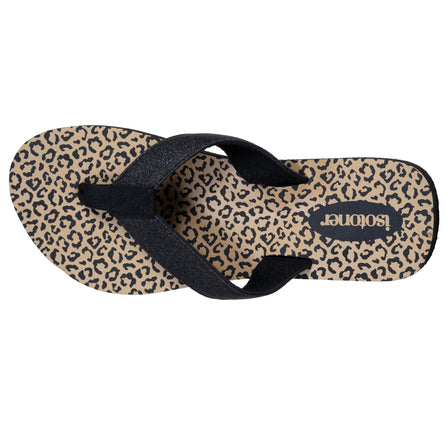 Tongs Femme EVERYWEAR™ Léopard/noir - Isotoner
