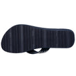 Tongs Femme talon paillettes Bleu Marine