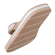 Tongs Femme YOGA sophistiquée Beige perles