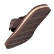 Tongs Femme YOGA sophistiquée Marron/beige