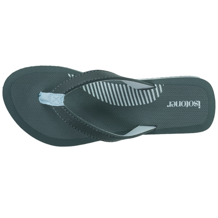 Tongs Femme bicolore yoga Vert Canard - Isotoner