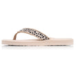 Tongs Femme yoga jungle Léopard beige