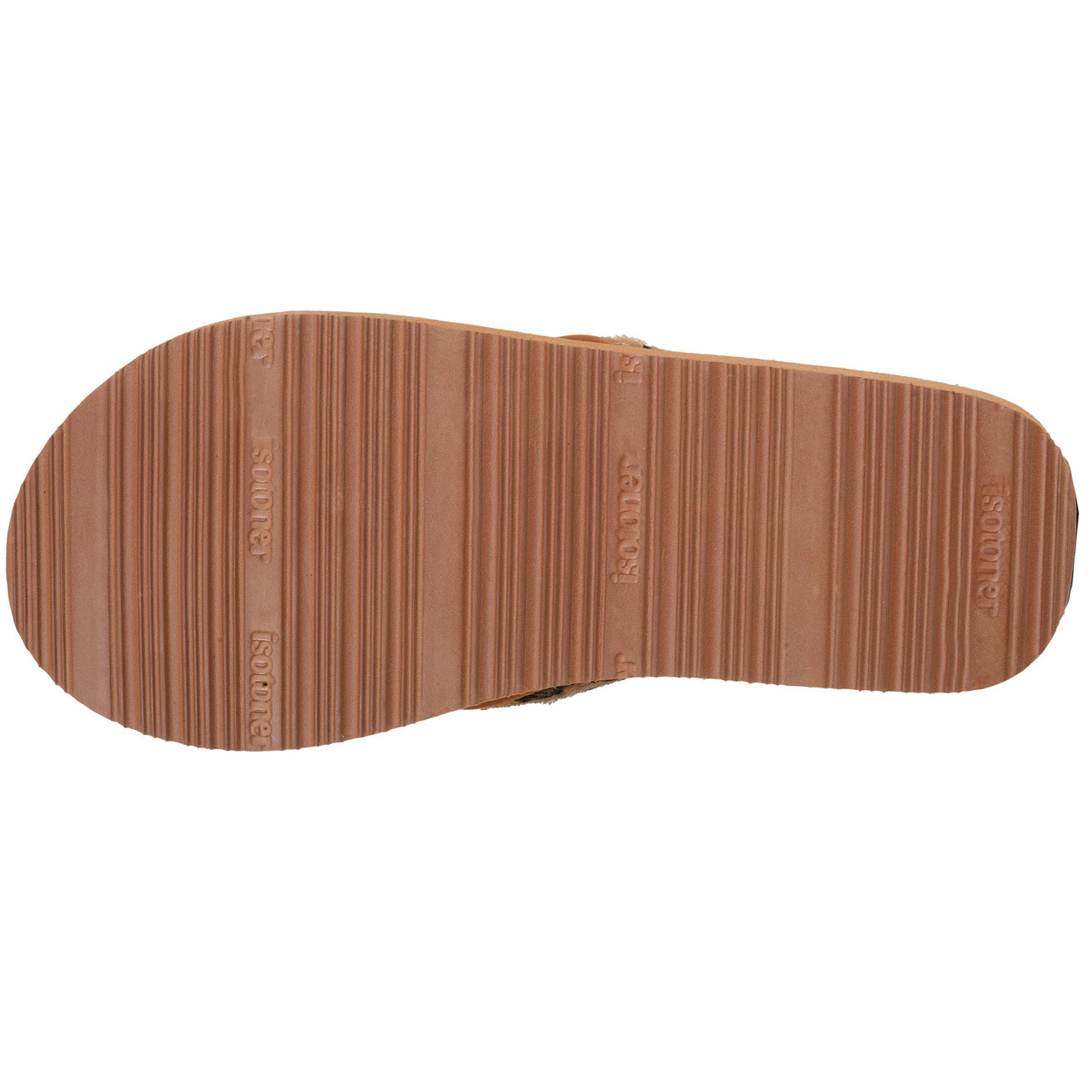 Tongs Femme yoga jungle Marron/Léopard