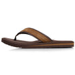 Tongs Homme tige large sport Marron