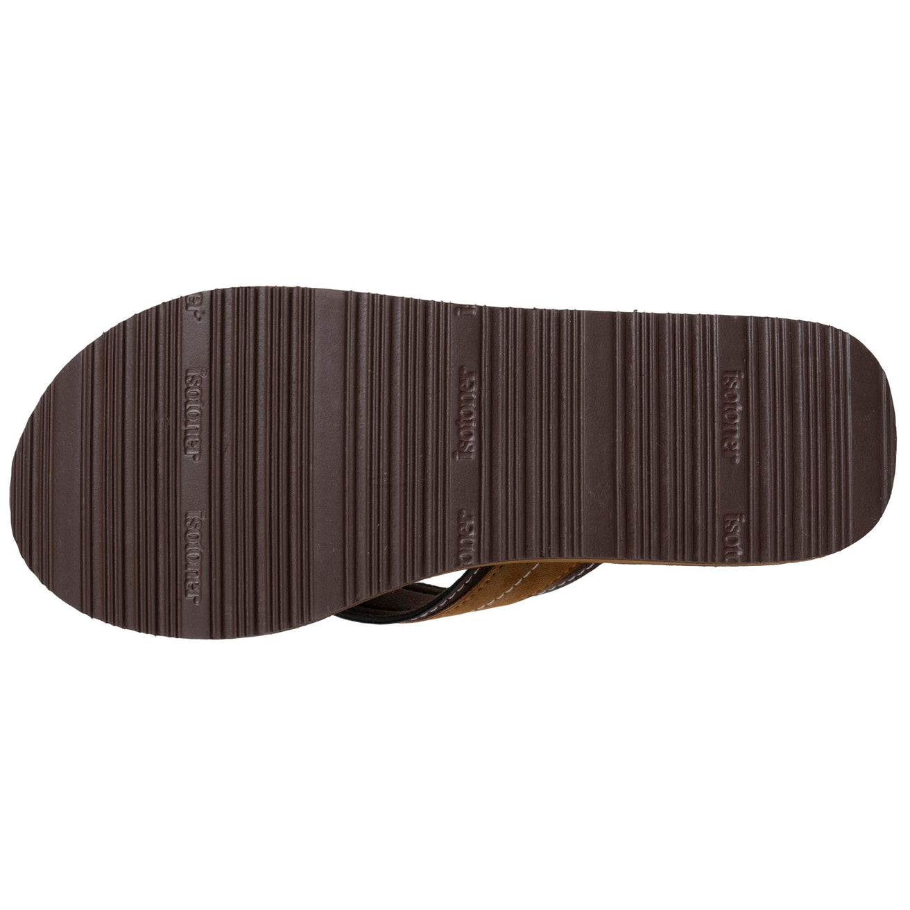 Tongs Homme tige large sport Marron