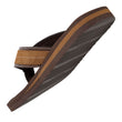 Tongs Homme tige large sport Marron